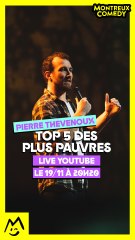 On comprend pourquoi il n'y a jamais eu de "top 5 des plus pauvres" grâce à Pierre Thevenoux 😭💸