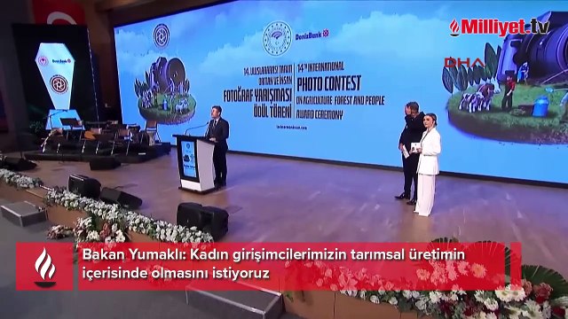 Bakan Yumaklı: Kadın girişimcilerimizin tarımsal üretimin içerisinde olmasını istiyoruz.