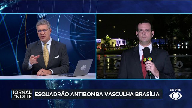 Esquadrão antibombas vasculha Brasília após explosões