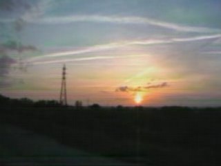 Coucher de soleil à Rennes