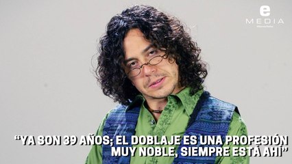 Moisés Iván Mora tiene 39 años en el mundo del doblaje