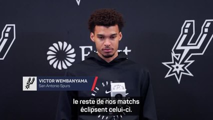 Spurs - Wembanyama : “Je ne sais pas combien de joueurs ont déjà fait ça”