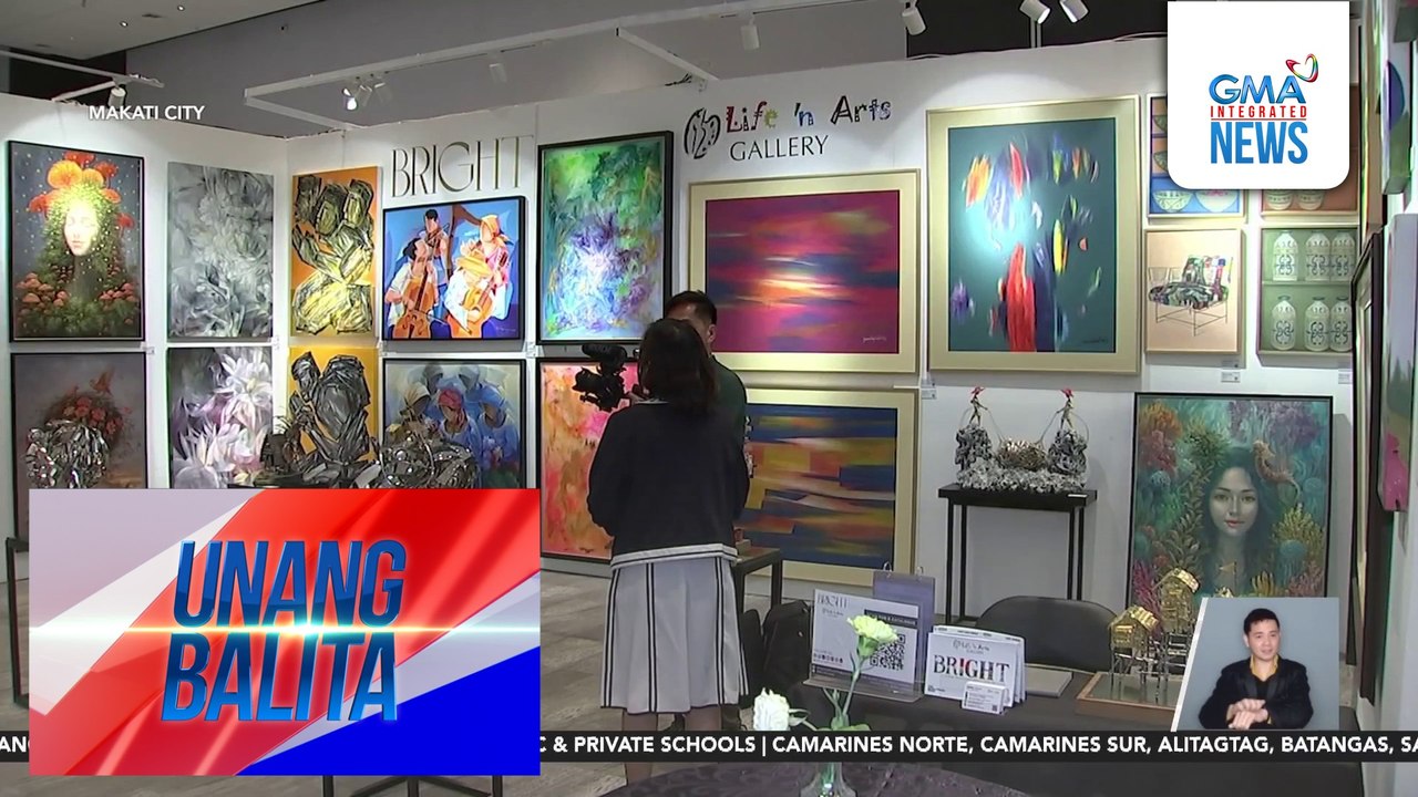Mga obra ng artists mula sa iba't ibang bansa, tampok sa 36 galleries sa "The Manila Bang Show" | Unang Balita