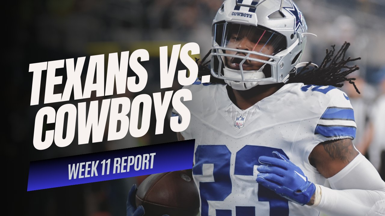 DALLAS COWBOYS UPDATE: Can Rico Dowdle Revitalize the Cowboys' Struggling Run Game vs. Texans?