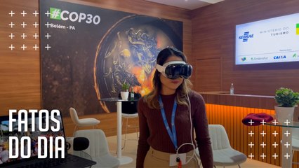 Círio de Nazaré e Combu são apresentados com realidade virtual na Cop 29 no Azerbaijão