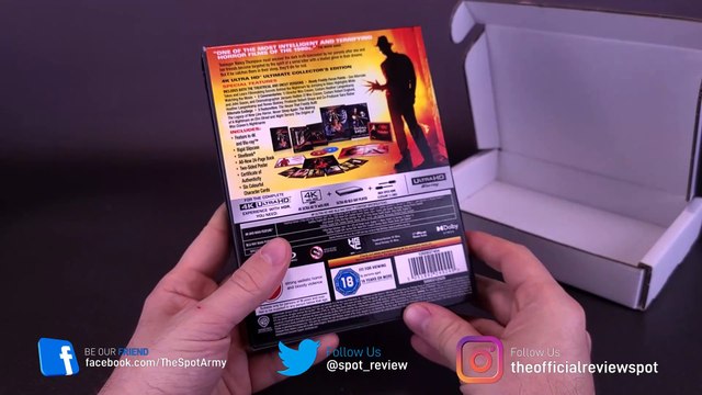 Warner Bros. A Nightmare On Elm Street Limited Edition Steelbook 4K + Blu-Ray UNBOXING!