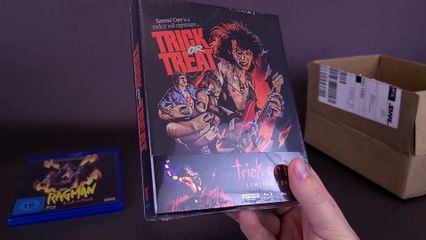 Synapse Films / Red Shirt Pictures Trick Or Treat 1986 Limited Edition 4K UHD/ Blu-ray  UNBOXING!