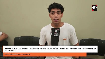 Expo Provincial de EPS Alumnos de Gastronomía Exhiben sus Proyectos y Demuestran su Talento