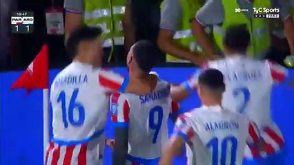 Gol de Paraguay a la Selección Argentina