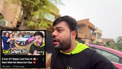 E-tron GT Got Destroyed 😱 _ Zabardasti Gari Wapis Le Aya 😡(720P_HD)