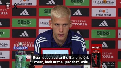 Rodri deserved to win the Ballon d'Or - Olmo