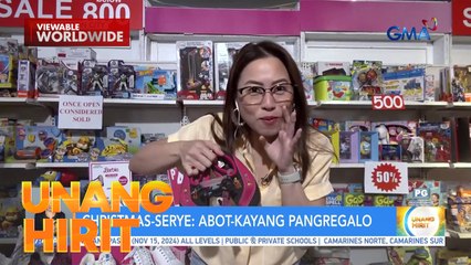 Christmas-Serye— Abot-Kayang Pangregalo | Unang Hirit