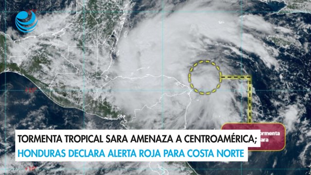Tormenta tropical Sara amenaza a Centroamérica; Honduras declara alerta roja para costa norte