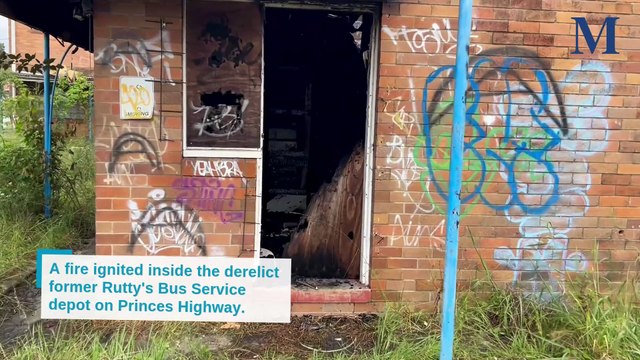 Rutty's Bus Service fire | November 14, 2024 | Video supplied