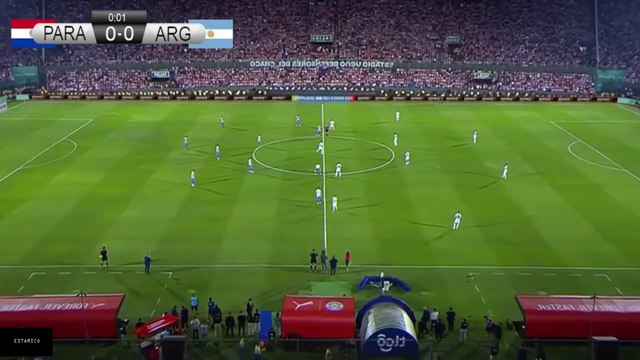 ARGENTINA VS PARAGUAY; 1-2. all goals & highlights; world cup qualifiers : estarico