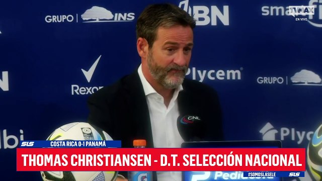 Declaraciones de Thomas Christiansen luego del triunfo de Panamá sobre Costa Rica