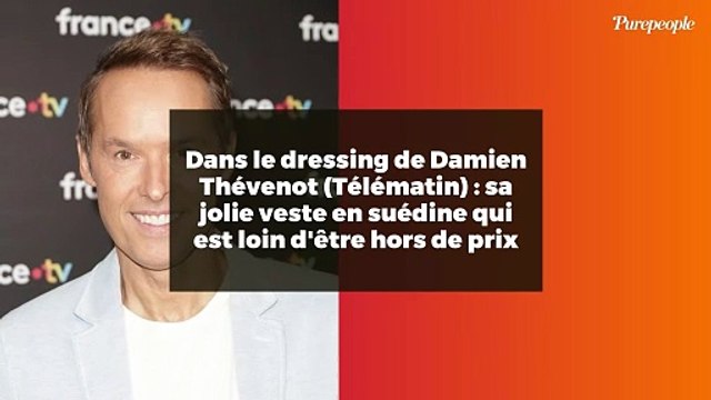 Dans le dressing de Damien Thévenot (Télématin) : sa jolie veste en suédine qui est loin d'être hors de prix