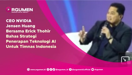 CEO NVIDIA Jensen Huang Bersama Erick Thohir Bahas Strategi Penerapan Teknologi AI Untuk Timnas Indonesia