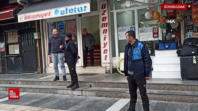 Zonguldak'ta engelli numarası yapan dilenci zabıta ve polisten kaçamadı