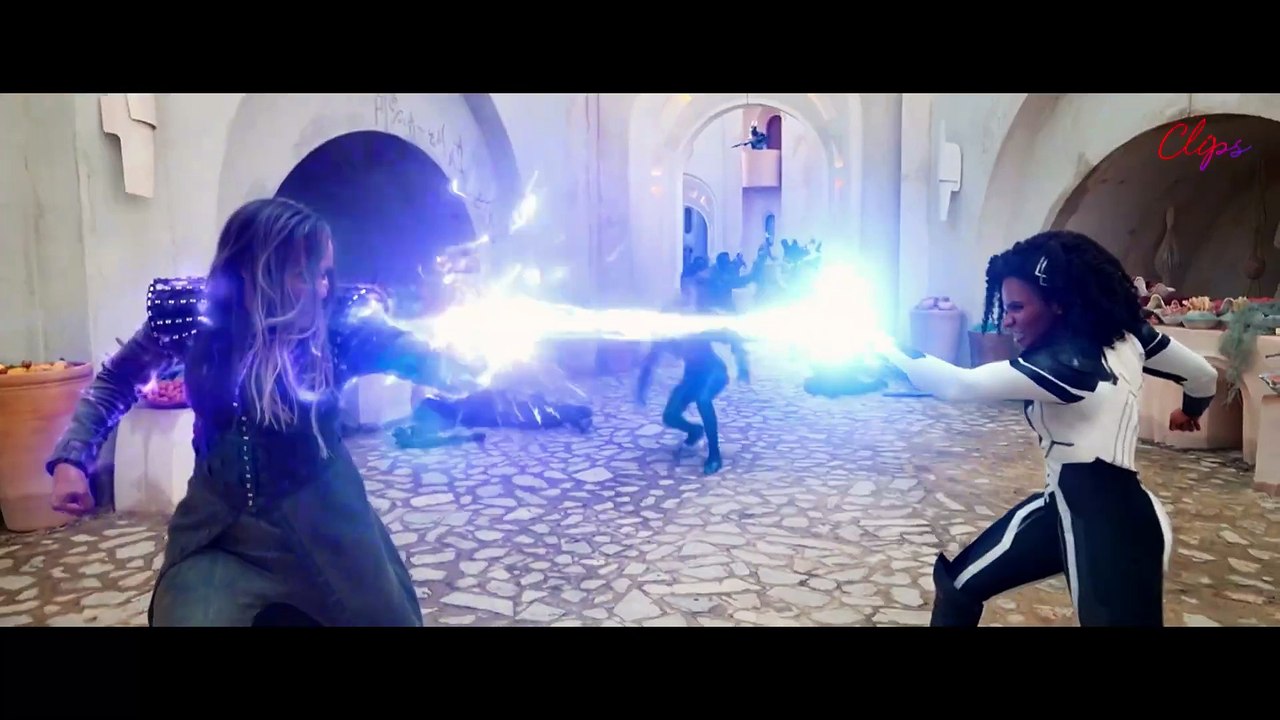 The Marvels Dar Benn Fight Scene in Aladna