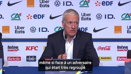 Bleus - Deschamps : "On aurait dû gagner"