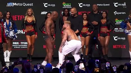 Mike Tyson'dan Jake Paul'e ilk darbe! Maç öncesi ortalık karıştı