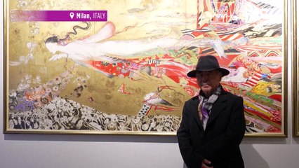 Final Fantasy, Vogue and David Bowie: Yoshitaka Amano's art takes centre stage in Milan
