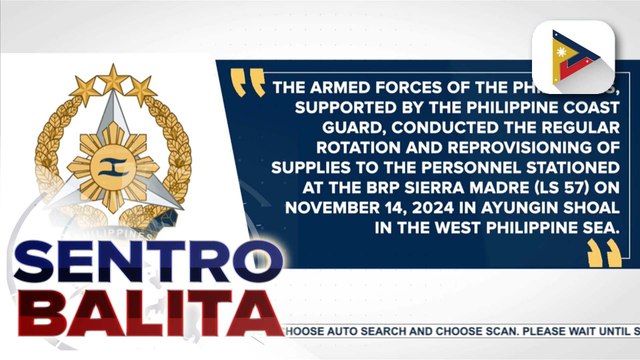 RoRe Mission ng AFP at PCG sa BRP Sierra Madre sa Ayungin Shoal, naging matagumpay