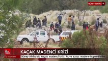 Güney Afrika'da kaçak madenci krizi: Aç ve susuz madene hapsedildiler