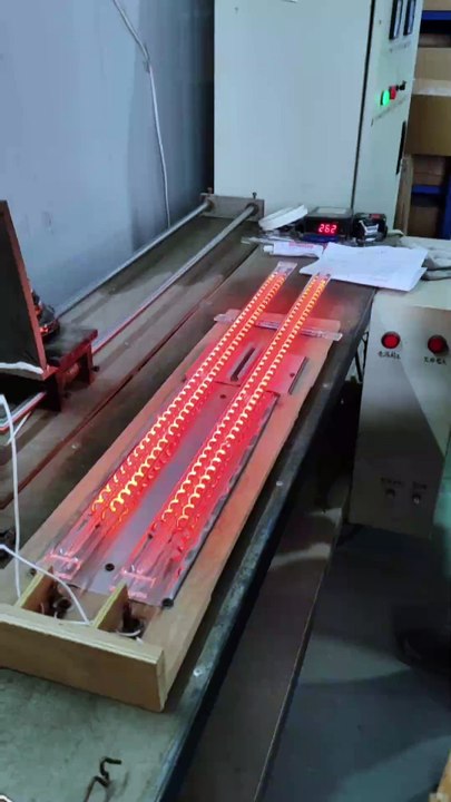 2000w 845mm twin tubes clear infrared quartz heat lamps carbon fiber heat tubes