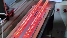 2000w 845mm twin tubes clear infrared quartz heat lamps carbon fiber heat tubes