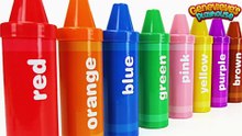 Best Learning Video for Toddlers Learn Colors with Crayon Surprises!