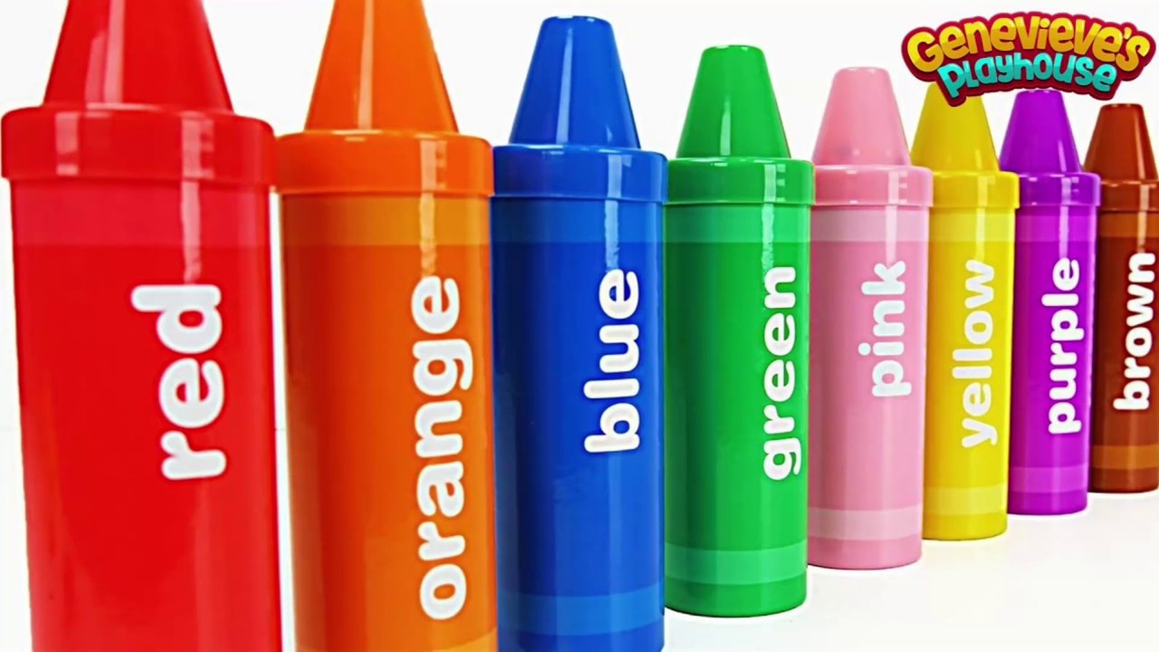 Best Learning Video for Toddlers Learn Colors with Crayon Surprises!