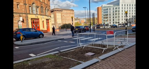 Pedestrians already using new Sheffield 'Dutch Roundabout'