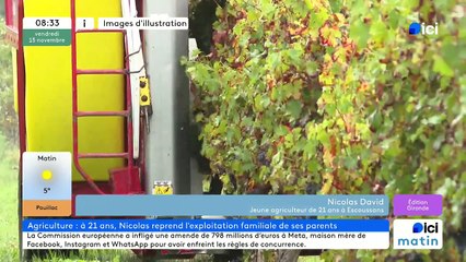 15/11/2024 - ICI Matin France Bleu Gironde en vidéo