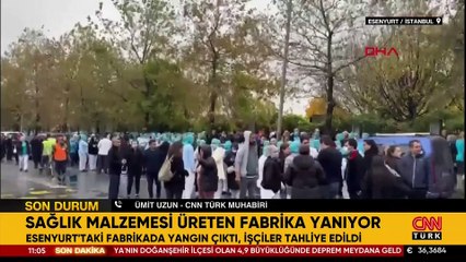 SON DAKİKA... Esenyurt'ta fabrikada yangın!