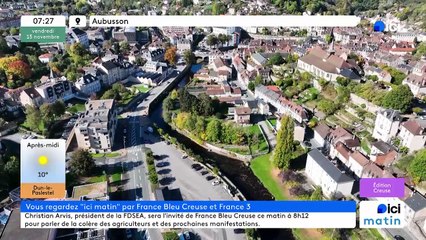 15/11/2024 - ICI Matin France Bleu Creuse en vidéo