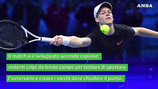 Sinner batte Medvedev e va in semifinale alle Atp Finals Torino