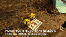 Párizs: tüntetés botrány nélkül a Franciaország-Izrael meccsel egy időben