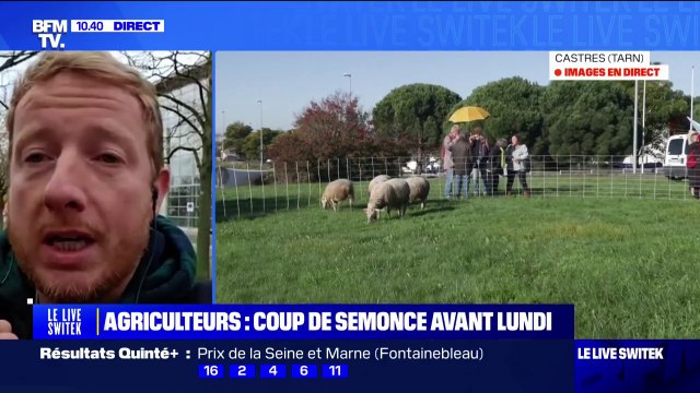 Agriculteurs en colère: On a vécu une année 2024 catastrophique en terme de climat , explique Étienne Fourmont, agri-youtubeur dans la Sarthe