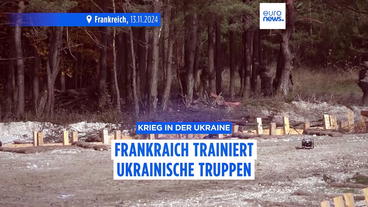 Krieg in der Ukraine: Frankreich bildet ukrainische Truppen aus