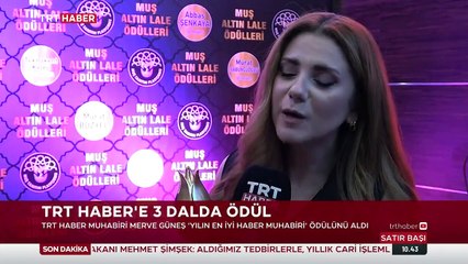 TRT Haber'e 3 ödül