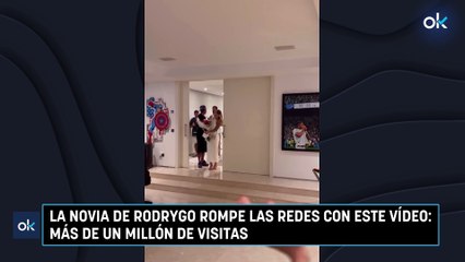 La novia de Rodrygo rompe las redes con este vídeo: más de un millón de visitas