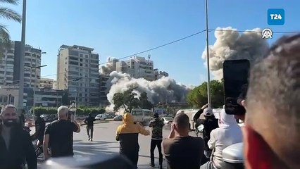 İsrail ordusu, Dahiye'ye hava saldırısı düzenledi