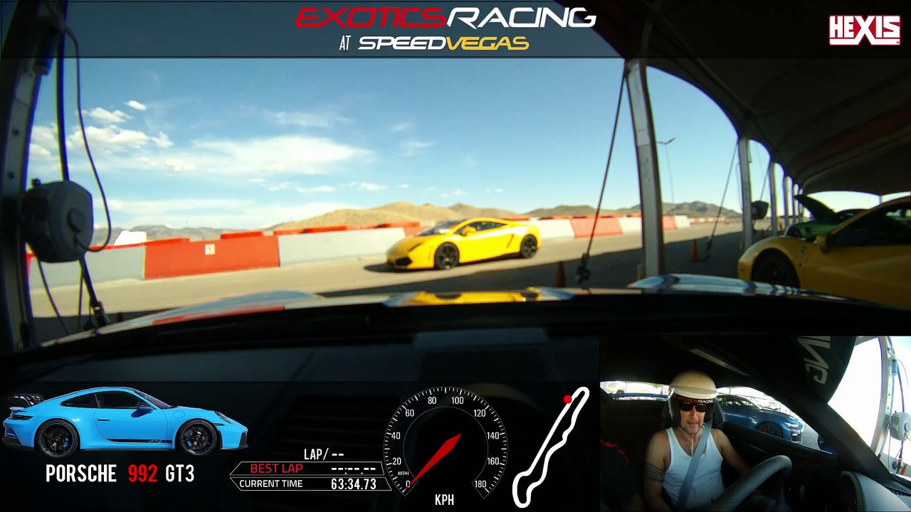 🇺🇸 Unbelievable! I Took Porsche GT3 992 for a Spin @ SpeedVegas and Finished 3rd – Watch the Action!