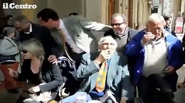 Pannella festeggia il compleanno nella sua Teramo