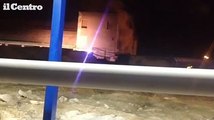 Pescara, in fiamme la casa dei senzatetto all'ex Cofa