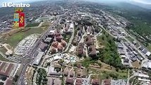 Adunata L'Aquila, la sfilata vista dall'elicottero della polizia