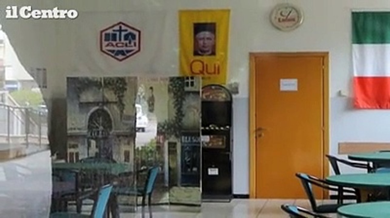 Roseto, angolo slot nel centro anziani della chiesa