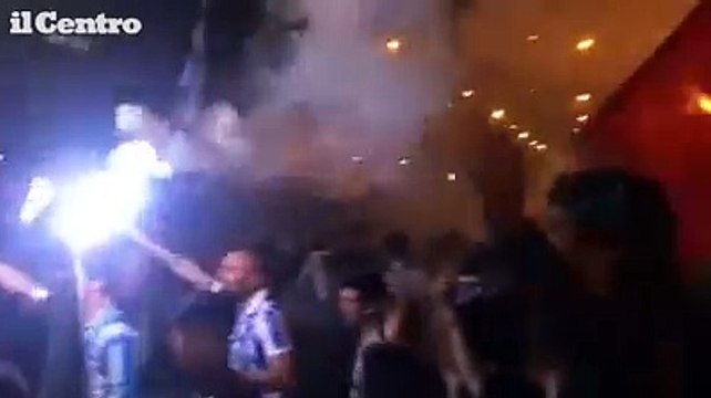 Pescara in A, il bagno nella nave di Cascella